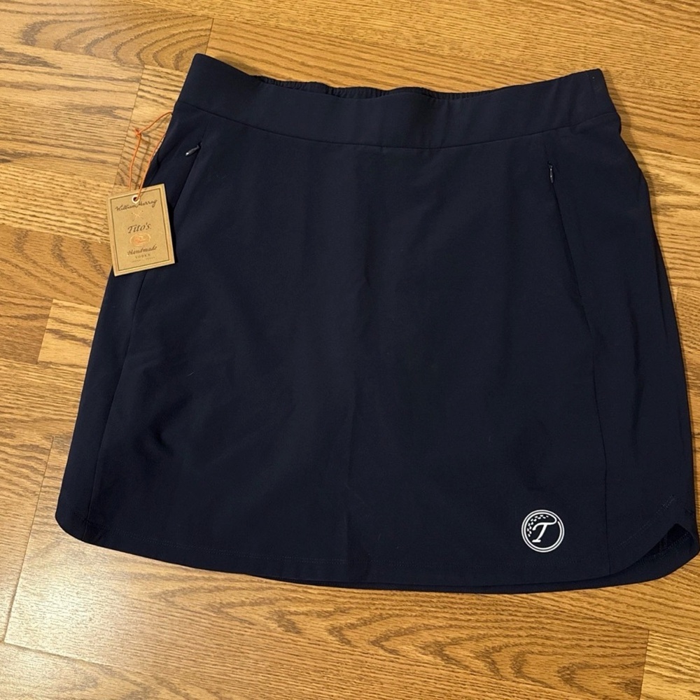 William Murray Golf Navy Athletic Golf Skort